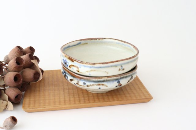 Minami Kiln Square Bowl Rust-Annan | Serving Bowl Mino Ware