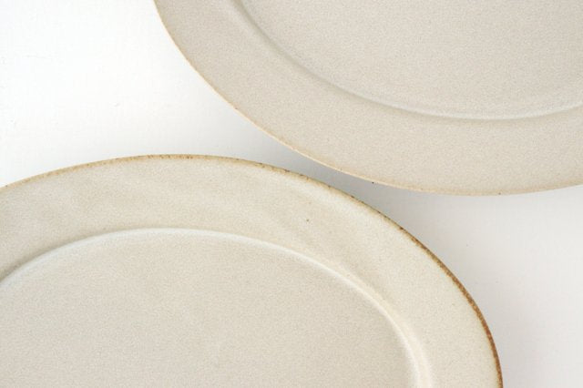 Oval Plate Ivory 23.5cm/9.0in | Mino Ware