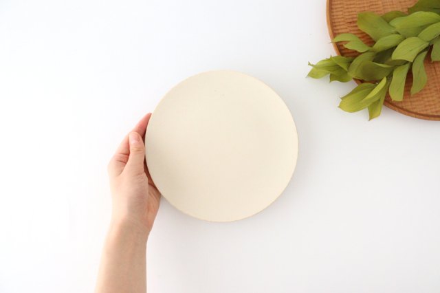 Plate 18cm Rene White Porcelain Mino Ware