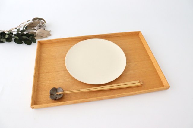 Plate 18cm Rene White Porcelain Mino Ware