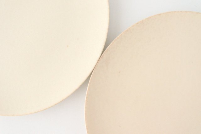 Plate 18cm Rene White Porcelain Mino Ware