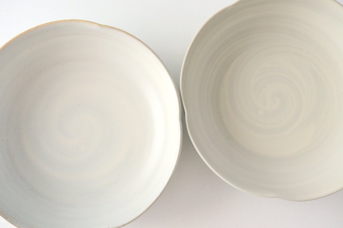 Flower Bowl White | Serving Bowl Mino Ware