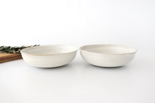 Flower Bowl White | Serving Bowl Mino Ware