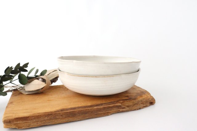 Flower Bowl White | Serving Bowl Mino Ware
