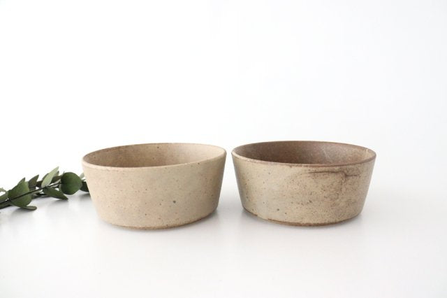 Round Bowl Beige L l Serving Bowl Mino Ware