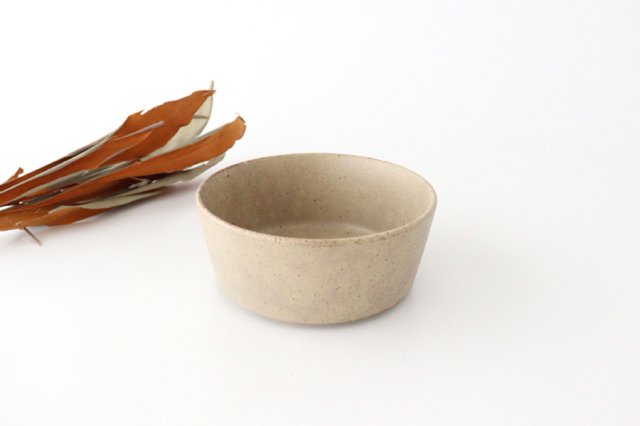 Round Bowl Beige L l Serving Bowl Mino Ware