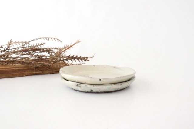 Side Plate White 15.0cm/5.9in | Shigaraki Ware