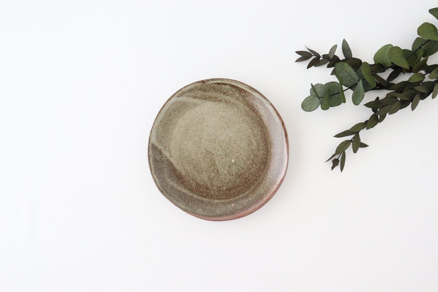 Side Plate Gray 15.0cm/5.9in | Shigaraki Ware
