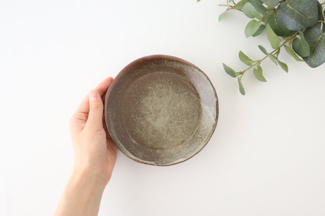 Side Plate Gray 15.0cm/5.9in | Shigaraki Ware
