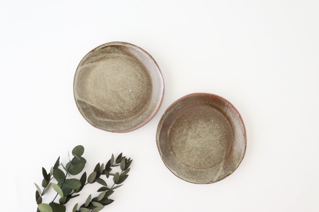 Side Plate Gray 15.0cm/5.9in | Shigaraki Ware