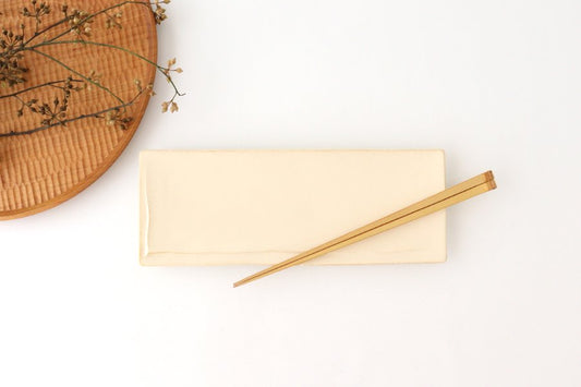 Plate S Ivory Porcelain ORLO Mino Ware-TOP