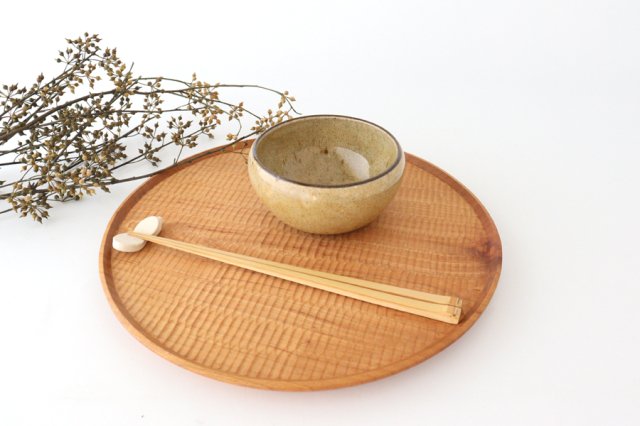 Small Round Bowl Beige | Kobachi Mino Ware