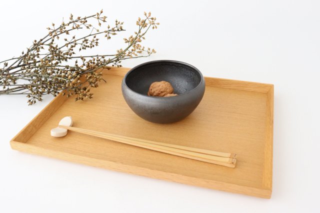 Small Round Bowl Black | Kobachi Mino Ware