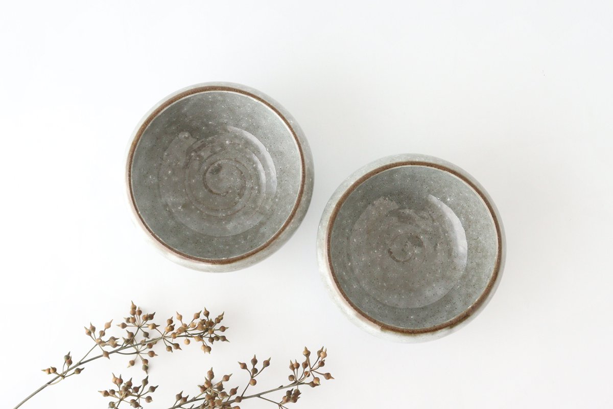 Small Round Bowl Gray | Kobachi Mino Ware