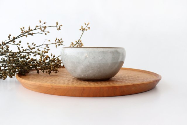 Small Round Bowl Gray | Kobachi Mino Ware