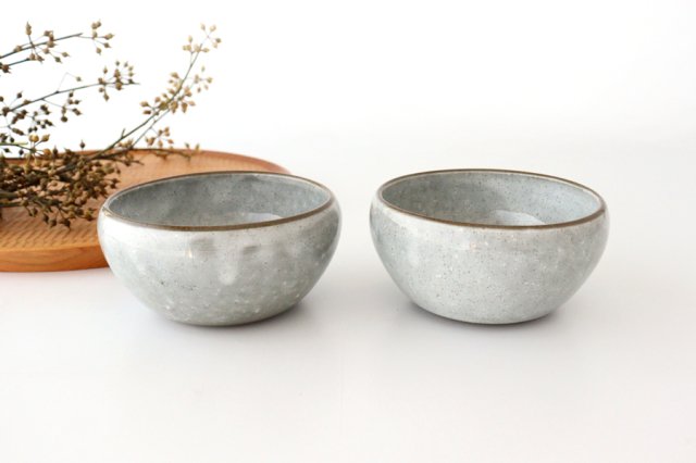 Small Round Bowl Gray | Kobachi Mino Ware