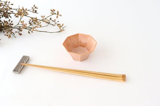 Octagonal Small Bowl Pink | Kobachi Mino Ware