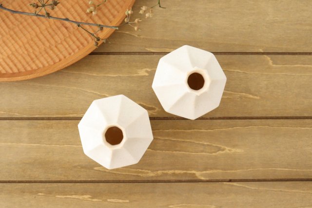 Mini Single Flower Vase White | Mino Ware