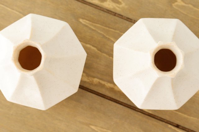 Mini Single Flower Vase White | Mino Ware