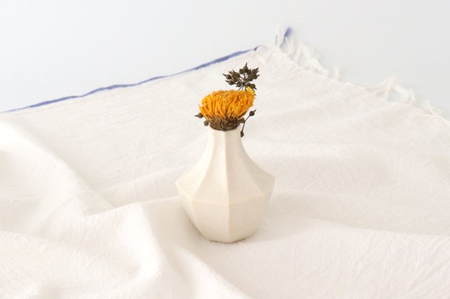 Mini Single Flower Vase White | Mino Ware