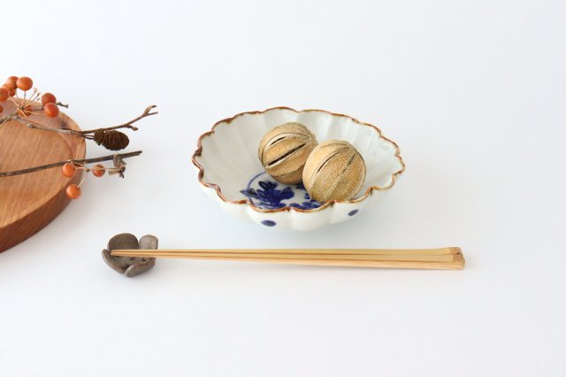 Flower-shaped Bowl Blue Flower Small | Kobachi Hasami Ware