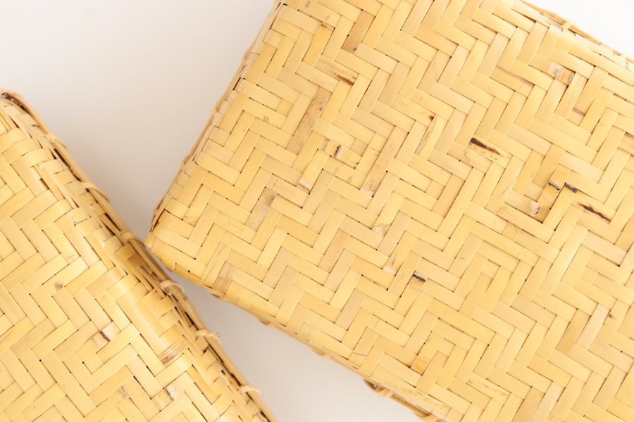 Ajiro Bento Basket Box Bamboo Crafts