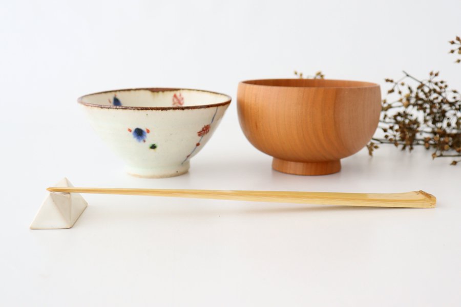 Tenbushi Chopsticks Extra Thin White Bamboo 23.1cm /9.09in