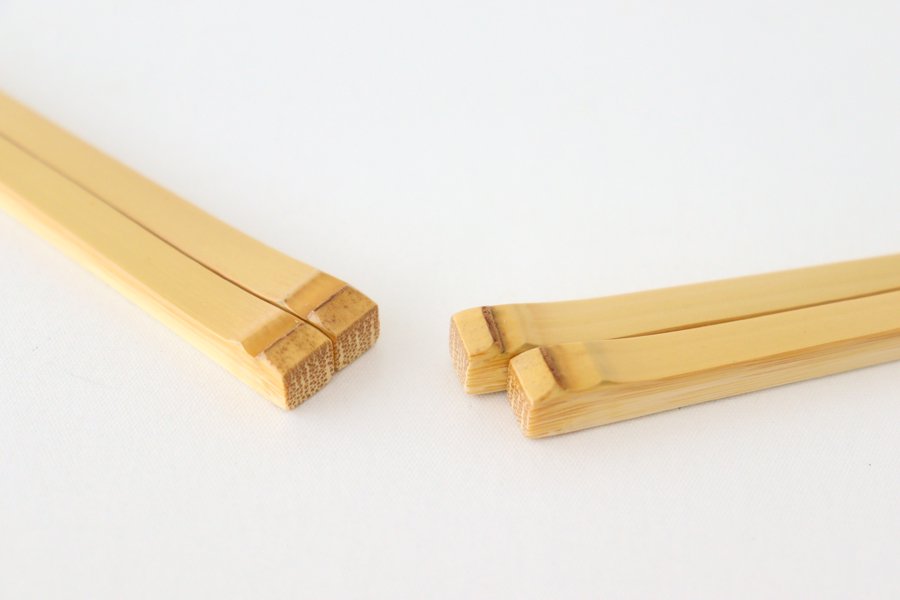 Tenbushi Chopsticks Extra Thin White Bamboo 23.1cm /9.09in
