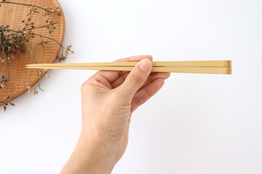 Tenbushi Chopsticks Extra Thin White Bamboo 23.1cm /9.09in