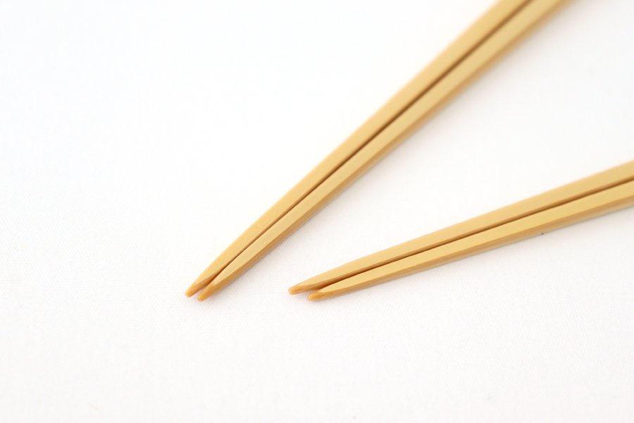 Tenbushi Chopsticks Extra Thin White Bamboo 23.1cm /9.09in