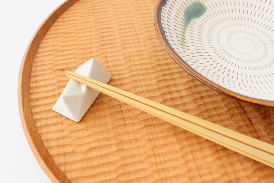 Tenbushi Chopsticks Extra Thin White Bamboo 23.1cm /9.09in