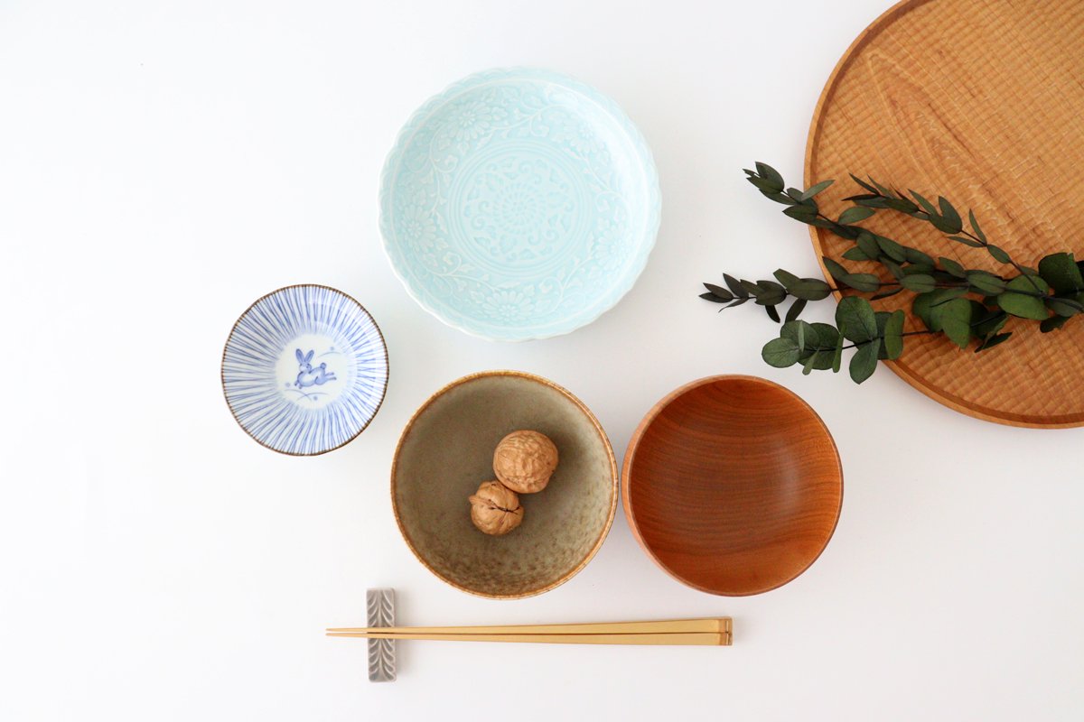 Sauce Plate Blue Rabbit | Hasami Ware