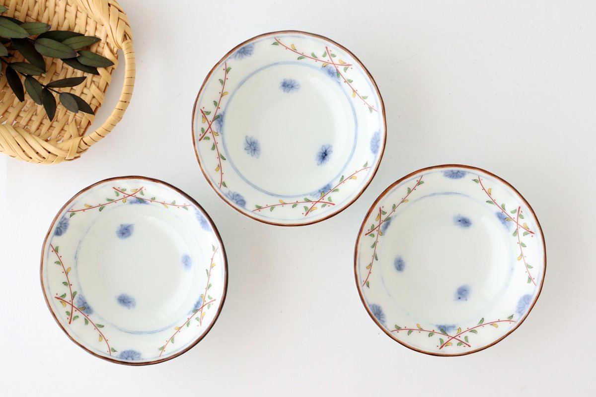 Sauce Plate Flower Pattern | Hasami Ware
