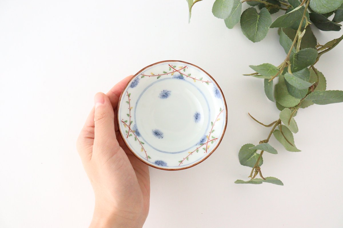 Sauce Plate Flower Pattern | Hasami Ware
