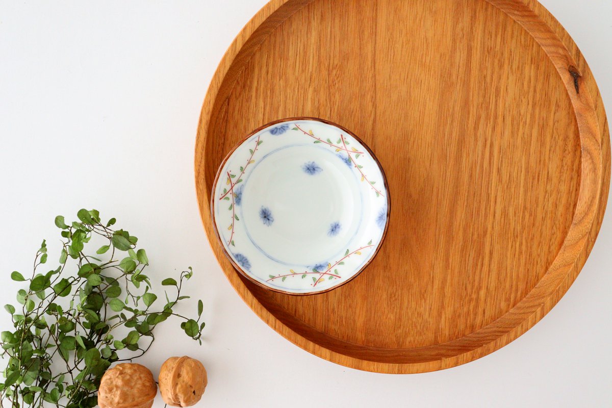 Sauce Plate Flower Pattern | Hasami Ware