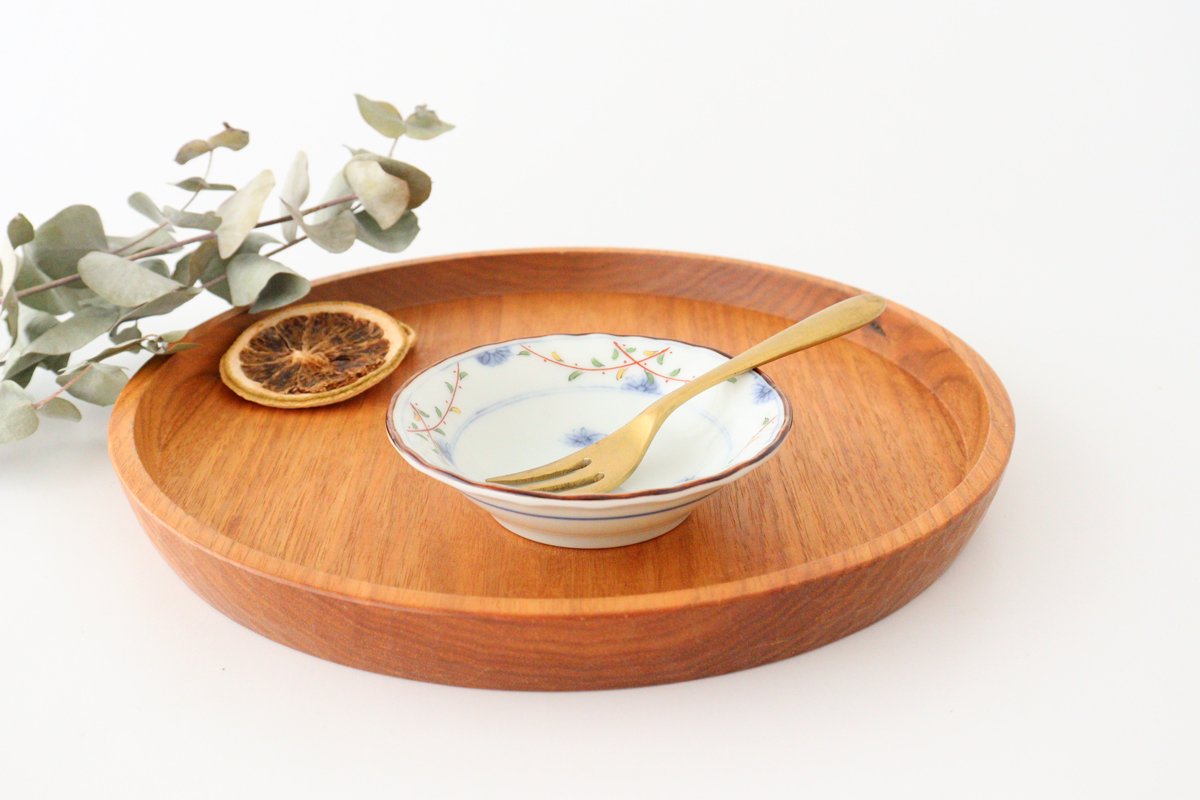 Sauce Plate Flower Pattern | Hasami Ware