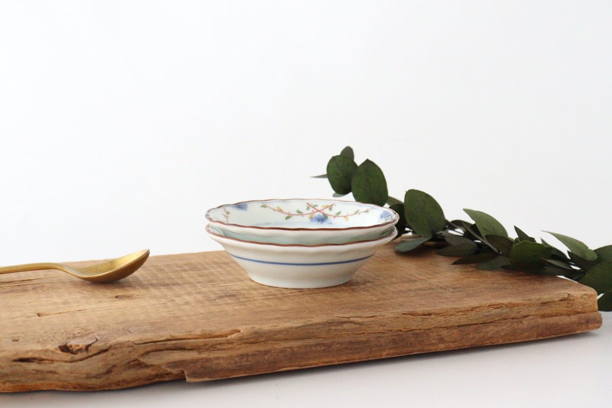 Sauce Plate Flower Pattern | Hasami Ware
