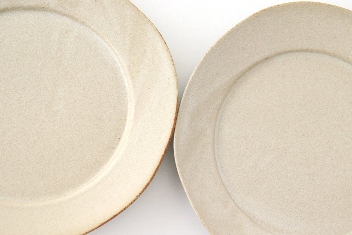 Round Plate Ivory 19㎝/7.5in | Mino Ware