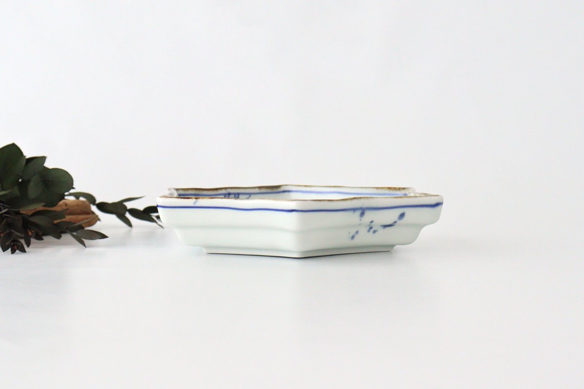 Hexagonal Plate Shrimp | Mino Ware