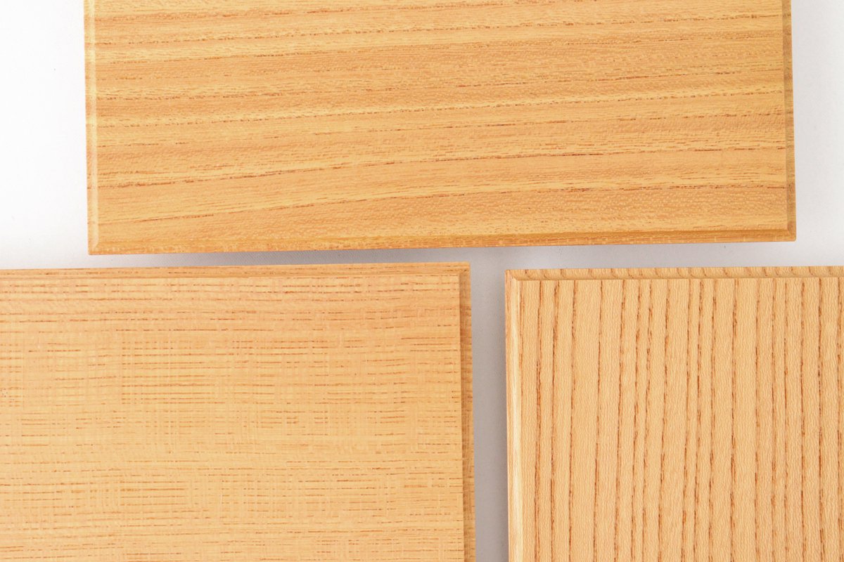 Aizawa Wood Crafts KITO Square Dessert Plate Zelkova