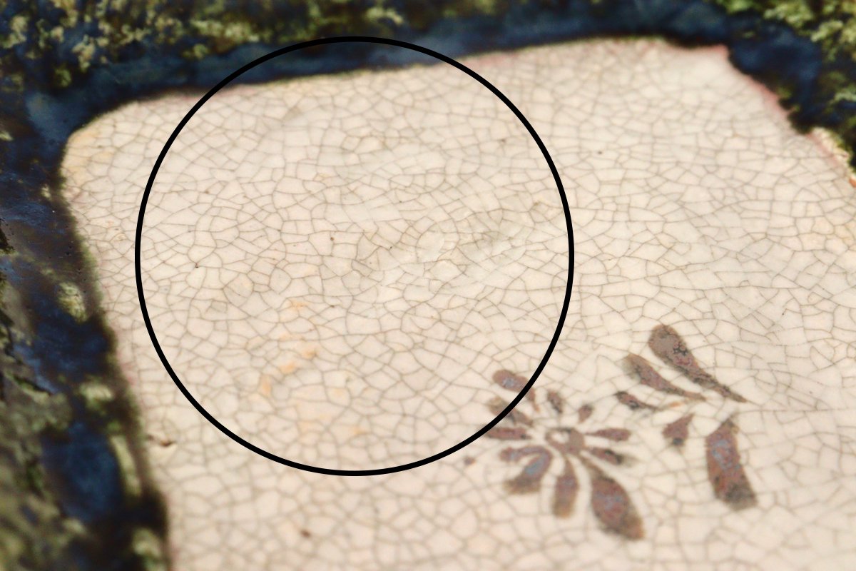 Kitagama Kasen Kato Hiroshige Rectangle Plate Oribe | Sushi Plate Seto Ware-Detail13