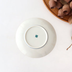 Seikou kiln Round Plate Old Kutani Colored Picture Peony 15cm/5.9in | Kutani Ware-Detail5