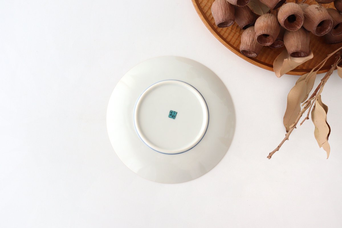 Seikou kiln Round Plate Old Kutani Colored Picture Peony 15cm/5.9in | Kutani Ware-Detail5