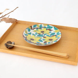 Seikou kiln Round Plate Old Kutani Colored Picture Peony 15cm/5.9in | Kutani Ware-Detail6