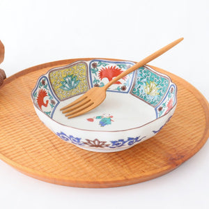 Seikou Kiln Bowl Karako 15cm/5.9in | Serving Bowl Kutani Ware-TOP