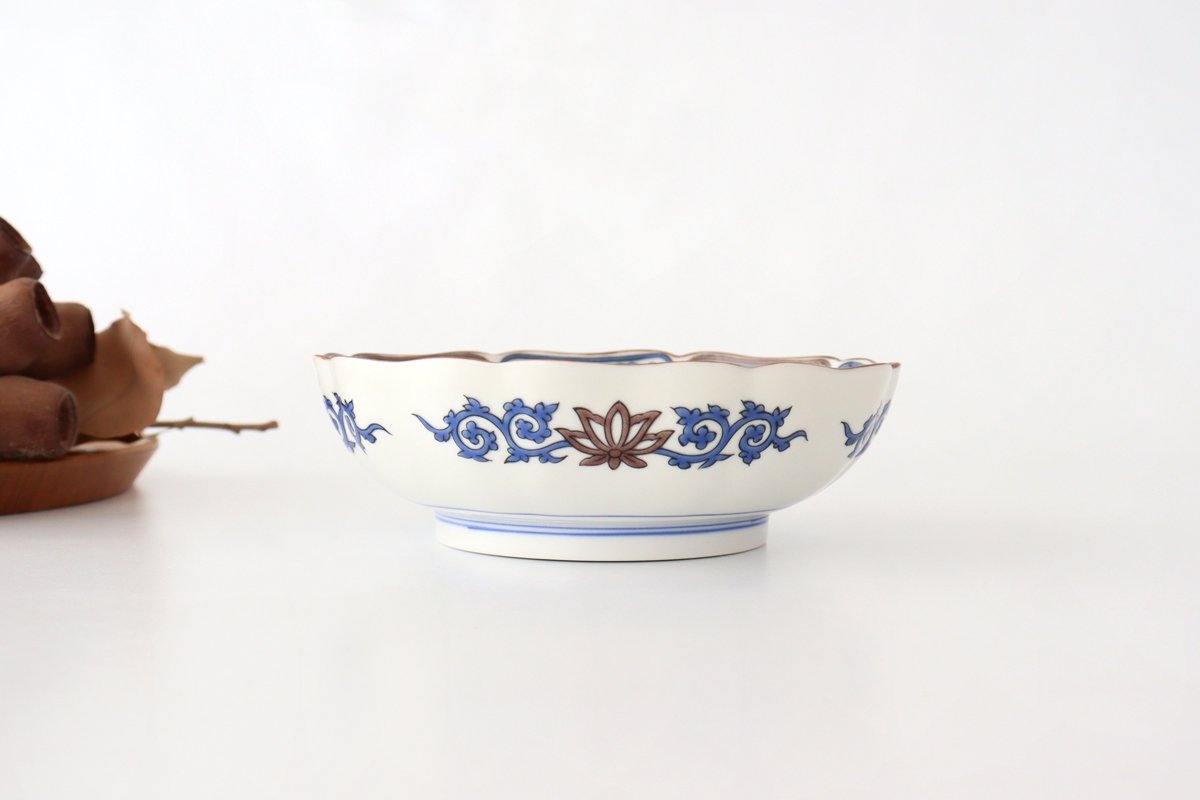 Seikou Kiln Bowl Karako 15cm/5.9in | Serving Bowl Kutani Ware-Detail2