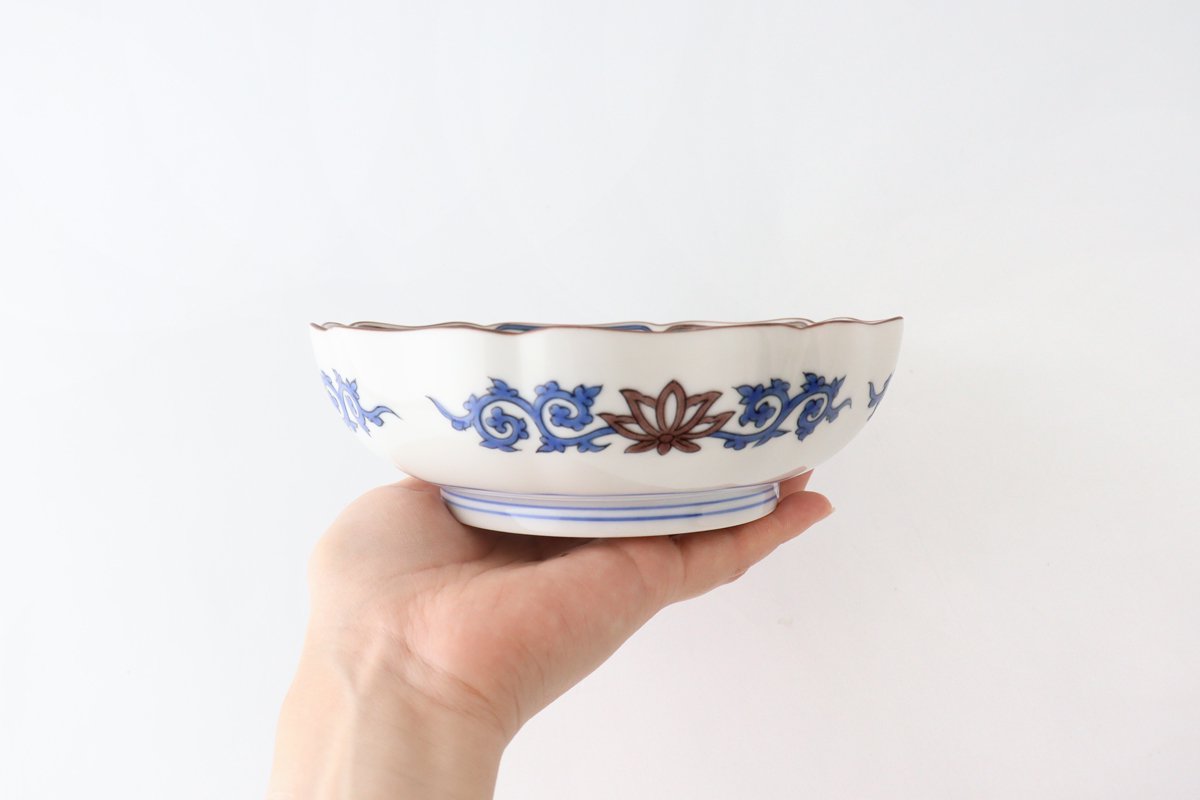 Seikou Kiln Bowl Karako 15cm/5.9in | Serving Bowl Kutani Ware-Detail6