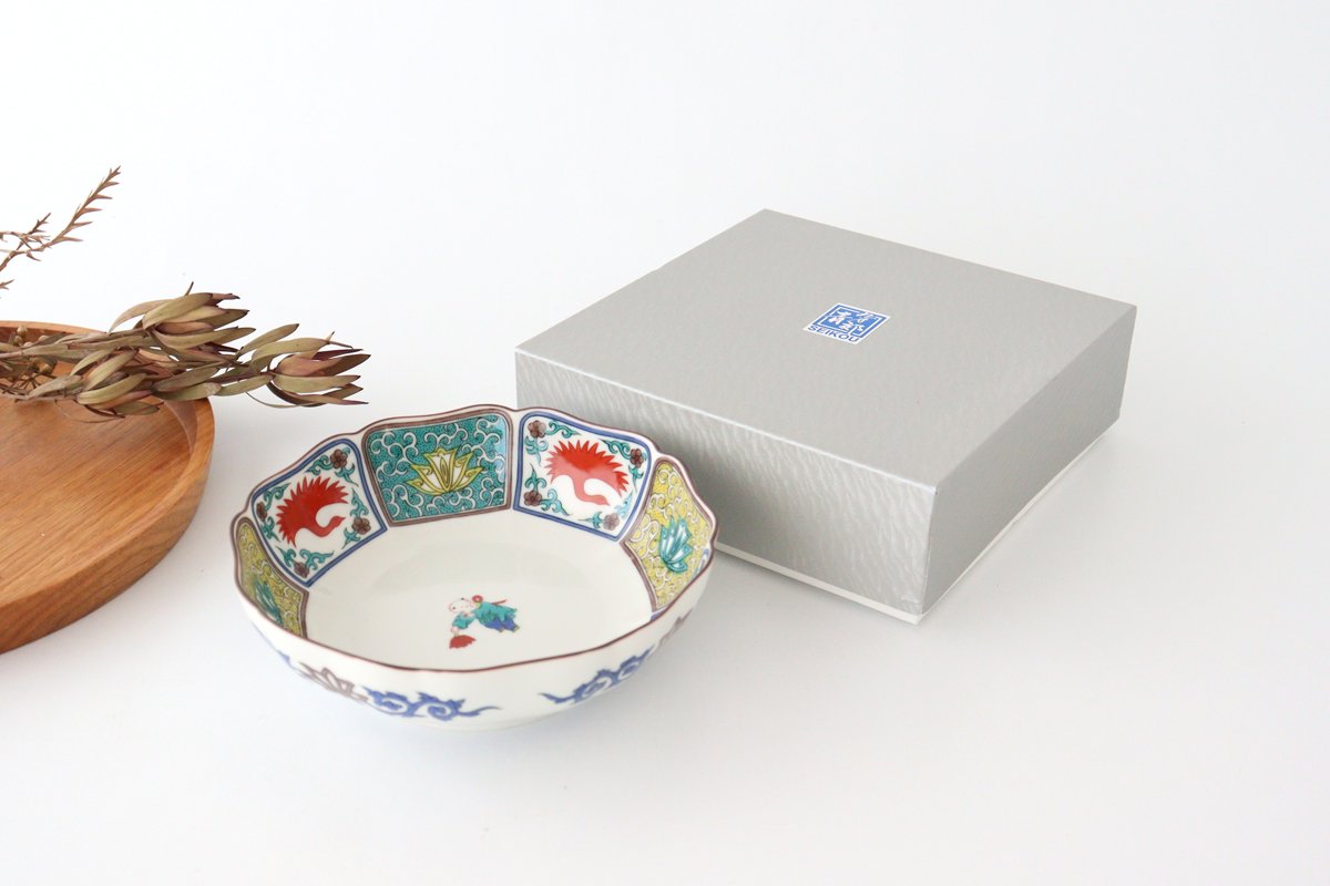 Seikou Kiln Bowl Karako 15cm/5.9in | Serving Bowl Kutani Ware
