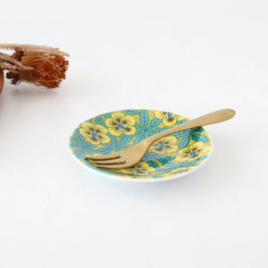 Seikou Kiln Sauce Plate Yoshidaya-style Aoi | Kutani Ware-Detail7