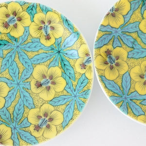 Seikou Kiln Sauce Plate Yoshidaya-style Aoi | Kutani Ware-Detail8